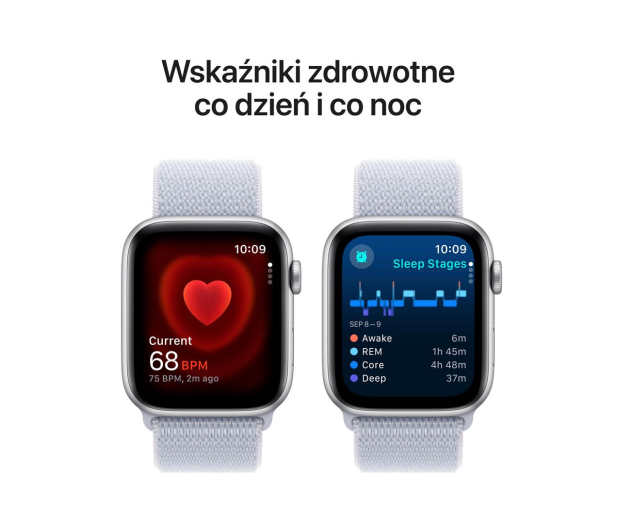 Apple Watch SE 2 44/Srebrne Aluminum/Błękitny Pasek LTE - 1278052 - zdjęcie 5